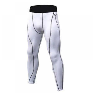 Leggings para Hombre de Alta Calidad, Transpirables, de Spandex/Nailon, con Cintura Elástica, Colores y Logotipos Personalizados, Servicio OEM para Adultos, Precio Razonable - Product Image 1