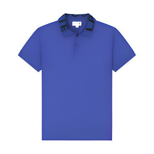 เสื้อโปโลผ้าฝ้าย100% เข้ารูปปักระบายอากาศและผ้านุ่มขนาด XL สไตล์เดียวกันลายพื้นแบบเดียวกันฤดูร้อนของผู้ชาย - Product Image 3