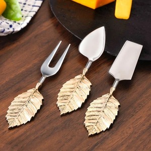 Elegant Style Stainless Steel Cheese Server Set with Designer Handle Serveware - Product Image 6