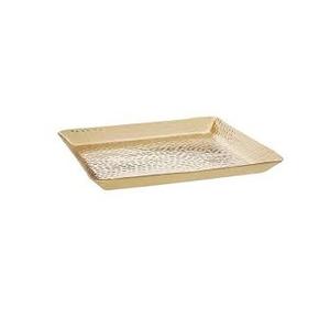 Bandeja de Metal plateado para servir comida y desierto, accesorio con forma redondeada, de último diseño, para cocina y Mesa - Product Image 3