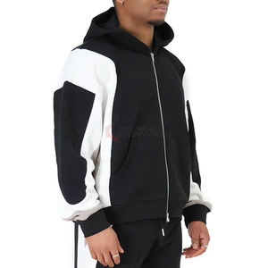 Vente en gros de sweats à capuche surdimensionnés unisexes en molleton 100% coton 420GSM avec impression personnalisée sweats à capuche pour hommes - Product Image 2