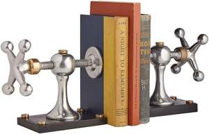 Bookends Marble Letter <b>Book</b> <b>Ends</b> School Library Heavy Duty Home Office Study Abstract Art Decoration for Office Library or Home - Product Image 6