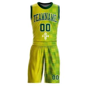 Top Trending by ATLANTIC Conjuntos de baloncesto por sublimación para hombres Alta calidad 100% Poliéster Precios baratos Logotipo personalizado para hombres - Product Image 2