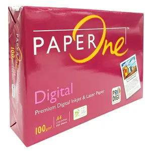 Perlengkapan kantor kertas A4 70gsm 75gsm 80gsm keras kertas fotokopi A4 kertas Offset putih 70g 75g 80g untuk pencetakan