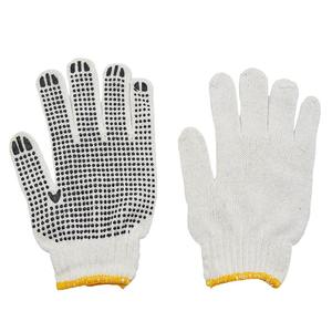 Gants de travail en coton enduit avec points de préhension Gants de soudage de protection en cuir pour la construction, la conduite et l'industrie - Product Image 3