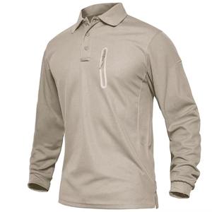 Offre Spéciale Polo personnalisé à manches courtes personnaliser la mode sport polyester polo à manches longues pour hommes avec cintre - Product Image 4