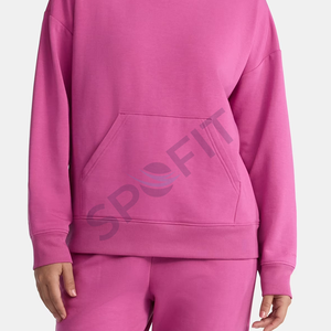 Sudadera con Capucha de Moda Nueva a Precio de Mayoreo, Estilo Lavado Ácido, Ropa Urbana de Invierno, 100% Algodón, Alta Calidad, Elegante, con Logotipo Frontal para Mujer - Product Image 6