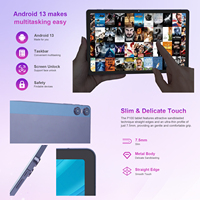 C idea Fabricante 11 pulgadas Tablet Octa Core 12GB + 128GB WIFI 5 + 13MP Cámaras duales Android 13 Tablet para adultos con Sim (gris)