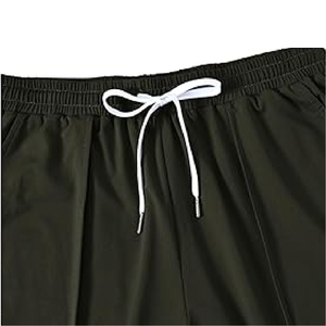 Oferta Caliente: Conjunto de Camiseta y Pantalones Cortos de Verano para Hombre, Estilo Casual, Oversize, Cuello Redondo, Color Liso, Venta al por Mayor - Product Image 3