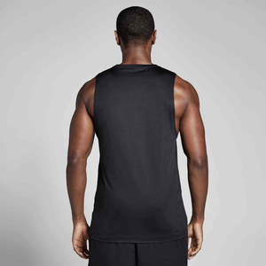 Camiseta sin mangas acanalada personalizada para hombre, camisetas de poliéster multicolor informales de alta calidad - Product Image 3