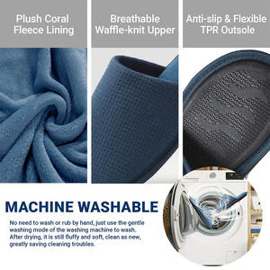 Meilleures pantoufles pour femmes en matière douce et chaude, nouvelle arrivée, vente en gros, haute qualité, respirantes, séchage rapide, confortables, pantoufles en tissu éponge - Product Image 4