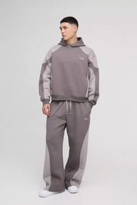 ชุดวอร์มแบบสวมหัวสำหรับผู้ชายชุดวอร์มแบบสวมหัวมีฮู้ดสำหรับผู้ชายชุดวอร์มแบบสวมหัวโลโก้โอเวอร์ไซส์ - Product Image 2