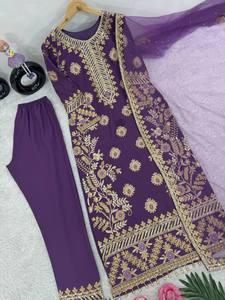 ชุดงานผ้าจอร์เจียสังเคราะห์หนักล่าสุดออกแบบโดย fabzone - Product Image 3
