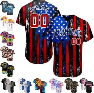 Camiseta de béisbol a rayas personalizada con logotipo de número de nombre cosido impreso, camiseta de softball a rayas personalizada - Product Image 4