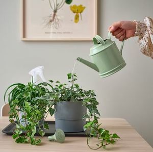 Regadera de Metal personalizada hecha a mano para jardín y Casa, regadera de flores para plantas de interior y exterior, verde, 2023 - Product Image 2