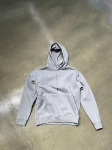 H5521 Automne et Hiver Offres Spéciales Vente en Gros Personnalisé 330 Gsm Coton Mélangé Polaire Doublé Hoodies Plaine Sweats à Capuche Surdimensionnés - Product Image 4