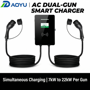 เครื่องชาร์จ EV ผ่านการจัดการโดย SaaS 22kW * 2 11kW * 2 7kW * 2ประเภท2แบบ2ประเภท1 gbt แท่นชาร์จแอปอัจฉริยะ1.6J สำหรับสมาร์ทซิตี้ - Product Image 2