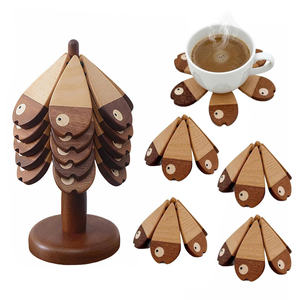 Sous-verre en bois massif, dessous-de-plat en bois massif pour la cuisine, pour les plats, les casseroles et les tasses, Vietnam par 99 Gold Data - Mme Violet - Product Image 2