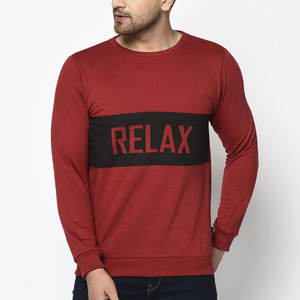 Sweatshirts d'hiver pour hommes OEM Nouveau design à la mode Vêtements d'extérieur Polyester/coton teint en tissu à bas prix - Product Image 2