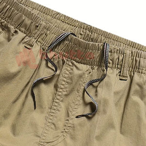 Pantalones Cortos Cargo Casuales para Hombre, Directo de Fábrica, 100% Algodón, Cierre de Cremallera, Estampado Digital Sólido, Secado Rápido, Corte Holgado de Verano - Product Image 5