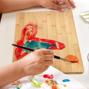 18 pièces planche à découper en bois en vrac cuisine planches à découper grand service ensemble de découpe en bois pour cuisine viande fromage - Product Image 6