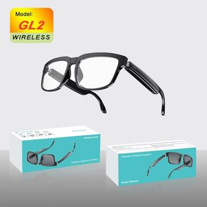 แว่นตาอัจฉริยะไร้สาย GL2 V5.5 พร้อมผู้ช่วย AI กันน้ำระดับ IPX5 ระบบเสียงแบบ Open Ear สีดำ - Product Image 1