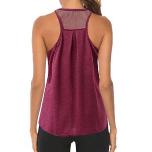 Débardeur d'entraînement personnalisé de grande taille pour femmes, jersey respirant en coton et fibre de bambou pour la course d'été, vente en gros de filles - Product Image 5
