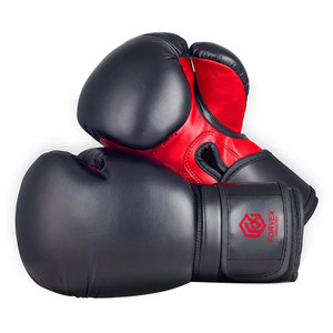 Gants de boxe d'entraînement en cuir véritable - Logo personnalisé, respirants, légers, écologiques, évacuation de l'humidité, fermeture à boucle et crochet, haute qualité - Product Image 3