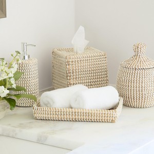 Proveedor Mayorista de Cajas de Pañuelos de Mimbre Tejidas a Mano Ecológicas, Diseño Cúbico, Tejido Natural con Acabado Beige para Decoración del Hogar y Hoteles - Product Image 5