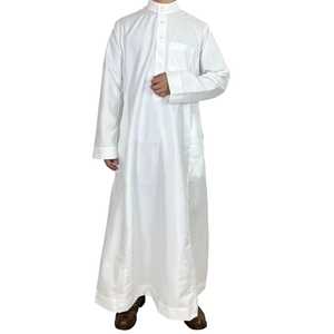 Thobe / Thawb traditionnel pour hommes, vêtements islamiques de haute qualité, de style arabe jubbah moderne, confortables et élégants pour le quotidien - Product Image 5