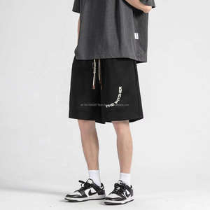 Pantalones Cortos Deportivos de Malla para Hombre, Diseño Personalizado, con Cordón, Bolsillos Laterales, Cintura Media, Patrón Sólido, Secado Rápido, Transpirables, con Estampado Puff - Product Image 5