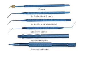 Juego de 21 Piezas para Extracción de Cataratas por Fractura de Fáscia, Instrumentos Quirúrgicos Oftálmicos Manuales de Acero Inoxidable de Alta Calidad, Marca SWISHER - Product Image 3