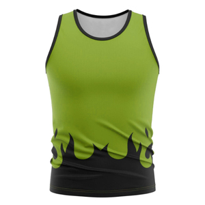 Débardeurs Muscle Fit 100% coton avec logo personnalisé pour hommes Hauts d'entraînement sans couture à prix bon marché pour la salle de sport Débardeurs à sublimation - Product Image 2