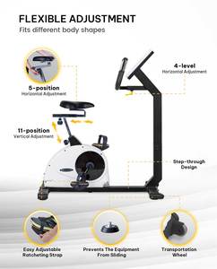 Vélo d'exercice magnétique vertical pour la maison et le fitness commercial - Product Image 6