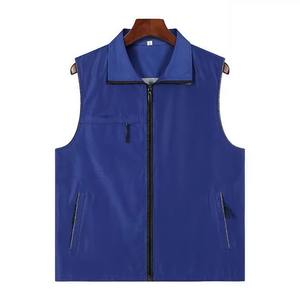 Gilet de sécurité de travail pour hommes avec logo personnalisé t-shirt jaune fluorescent avec caractéristique respirante vêtements de travail uniformes de bénévoles de grande taille - Product Image 5