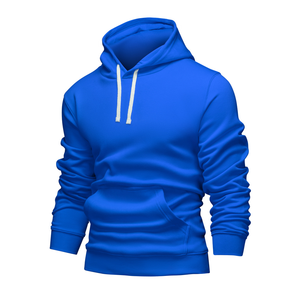 Alta calidad personalizable 100% algodón Casual invierno sudadera suave polar bordado básico con capucha cremallera Color sólido logotipo propio - Product Image 2