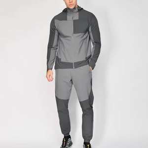 Patchwork Color Block Survêtements Formation Soft Shell Randonnée Imperméable Veste De Plein Air Survêtements De Sport pour Hommes - Product Image 1