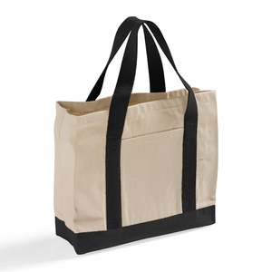 กระเป๋าช้อปปิ้งผ้าแคนวาสทวิลสองสีแบบใช้ซ้ำได้-TF285 - Product Image 3