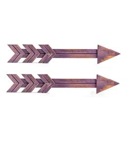 Arrow Decor Purple Wood Arrow Sign Wall-Decorativo Farmhouse Home Wall Hanging - Wall Decor 2 Pack - Product Image 5