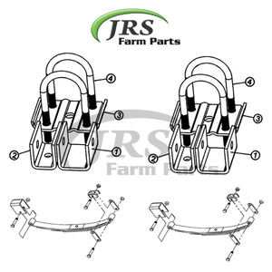 Kit de suspension simple de remorque de haute qualité (petit) Fabricant et fournisseur de l'Inde JRS Farmpart - Product Image 3
