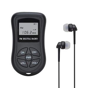Nhạy cảm cao nhỏ mini xách tay 64-108MHz <span class=keywords><strong>FM</strong></span> Band <span class=keywords><strong>Radio</strong></span> với tai nghe - Product Image 1