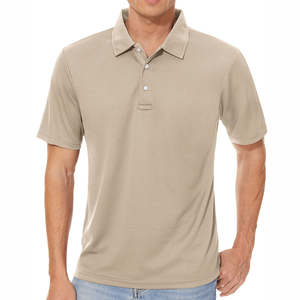 Venta al por mayor 100% algodón de los hombres para los polos logotipo personalizado bordado Color sólido de manga corta estilo deportivo Casual logotipo frontal - Product Image 1