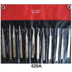 Juego de 12 Pinzas Antimagnéticas de Alta Calidad para Joyería, Venta al por Mayor, Precio Más Bajo, Mejor Precio, Mejor Producto para Joyería - Product Image 1