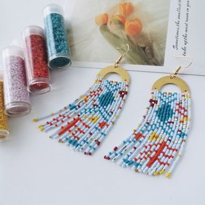 Bestone Customizable Pattern Coconut Tree Shape Pendant Bead Embroidery Beach Vacation Glass <b>Crystal</b> Lampwork Beads - Product Image 2