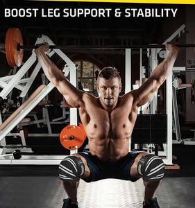 Nouvel arrivage d'enveloppes de genou en néoprène d'haltérophilie réglables soutien respirant léger unisexe OEM personnalisé entraînement de gymnastique - Product Image 5