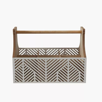 Nouveau caddie en bois personnalisé à la mode, design tendance, caddie en bois pour les fabricants et les grossistes d'ustensiles de cuisine