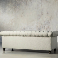 Canapé Chesterfield moderne, classique et luxueux pour la vie à domicile, meubles de salon rembourrés