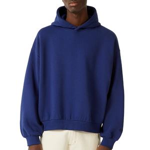 Sudaderas con capucha de hombro caído para hombre, Sudadera con capucha informal de algodón 100% personalizada, jersey de gran tamaño de alta calidad, sudaderas con capucha de lana para hombre - Product Image 6