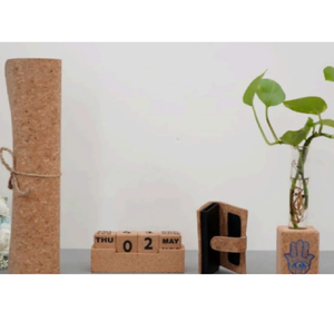 Premium A6 Corcho Impreso Bolsa Borosil Botella de vidrio Chapa Maceta magnética Corcho Pen-Regalos promocionales de negocios - Product Image 3