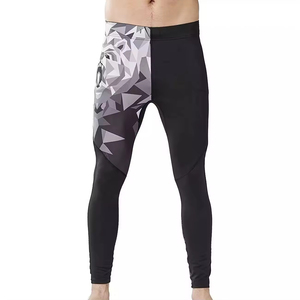 Pantalones de Compresión para Hombre, Nuevo Diseño, para Uso en Exteriores, Impresión Personalizada, Transpirables, de Secado Rápido, Spandex/Poliéster, Alta Calidad, Gran Venta - Product Image 1
